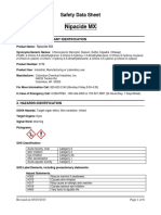 Nipacide MX: Safety Data Sheet