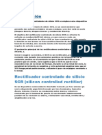 Introducción: Rectificador Controlado de Silicio SCR (Silicon Controlled Rectifier)