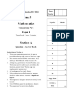 F.5 Maths Core 2017-18 Whole Set PDF