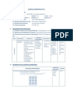 SESIÓN DE APRENDIZAJE #23 Matematica