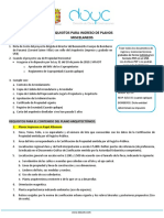 Requisitos Planos Miscelaneos