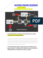 Wealth Machine Online Seminar: Activity Sheet