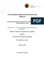 Act.1 Linea Del Tiempo de Las Técnicas de Impresión PDF