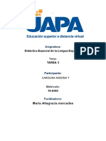 Tarea 3 Didactica de Lengua Española