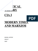 Marxism and Modern Times