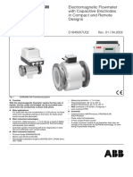 Copa-Cm / Mag-Cm: Electromagnetic Flowmeter With Capacitive Electrodes in Compact and Remote Designs