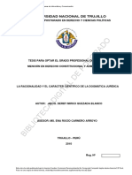 Caracter Científico de La Dogmática Jurídica - Tesis Maestría Universidad Nacional de Trujillo