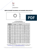 Metric Schnorr Lock Washer Spec