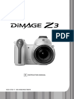 Konica Minolta DIMAGE Z3 UserManual (EN)