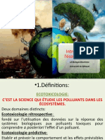 Chapitre5 Ecotoxicologie