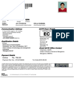 06 Aug 1996 Female GEN: Communication Address GATE Exam Details