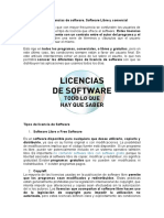 Tipos de Licencias de Software