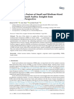 Critical Success Factors of Small and Medium-Sized Enterprises in Saudi Arabia: Insights From Sustainability Perspective