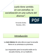 19 La Escuela Tiene Sentido. Fernando Onetto