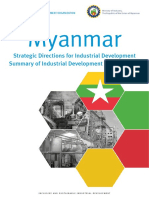 Myanmar: Strategic Directions For Industrial Development Summary of Industrial Development Strategy 2017