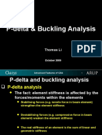 P-Delta and Buckling Analysis (Structure Facade)