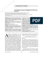 Early Aggressive Enteral Feeding in Neonates Weighing 750-1250. A Randomized Controlled Trial