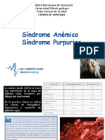 Sindrome Anemico, Sindrome Purpurico