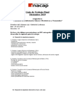 Guía de Trabajo Final 2019 Cuidados Gineco-Obstétricos y Neonatales 2019 INACAP