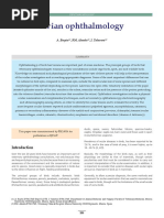 Avian Ophthalmology: A. Bayón, RM. Almela, J. Talavera