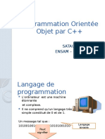 Programmation Orientée Objet Par C++ Séance 1