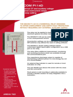 Micom P114D: Numerical CT and Auxiliary Voltage Powered Overcurrent Relays With Easy Setting