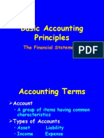 Basic Accounting Principles: The Financial Statements