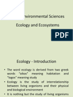 CL142 ES PPT 3 - Ecology - Ecosystem