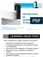 To Quantitative Analysis: To Accompany by Render, Stair, Hanna and Hale Power Point Slides Created by Jeff Heyl