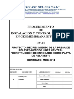 Procedimiento y Plan de Calidad Bituminosa MyR