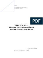 Ensayos A Compresion en Probetas de Concreto