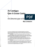 As Cantigas Que A Gente Canta - Os Amores Que A Gente Quer - Ria Lemaire - 1