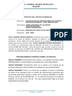 Contestacion Demanda Administrativa Reparacion Directa