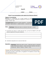 5º Básico Guias de Trabajo Agosto Clase 5