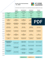 At-Home Learning Grid