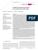 Relative Protective Activities of Quercetin, Quercetin 3 Glucoside, and Rutin in Alcohol Induced Liver Injury