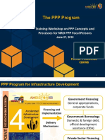 The PPP Program: Training-Workshop On PPP Concepts and Processes For NRO PPP Focal Persons