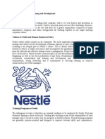 Case Study of Nestle Training and Development