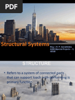 Structural Systems: Eng. I. R. P. Gunathilaka AGM (Special Projects - 1) Cecb