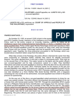 Plaintiff-Appellee Vs Vs Accused-Appellant: First Division