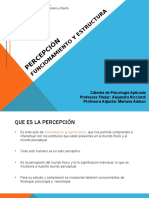 Percepcion, Áreas de La Conducta, Estimulos, Caracteres