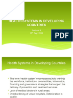 Health System in LDCs