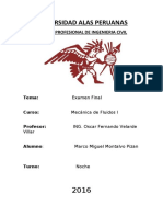 Examen Final - Fluidos 1