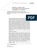 Liderazgo Colaborativo y Mejora Escolar