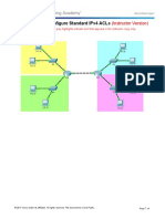 4.1.3.5 Packet Tracer - Configure Standard IPv4 ACLs - ILM