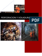 Trabajo de Perforación y Voladura de Rocas