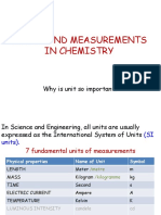 Units and Measurements in Chemistry: Why Is Unit So Important?