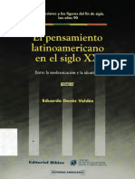 Deves Valdes Eduardo. El Pensamiento Latinoamericano en El Siglo XX. Las Discusiones y Las Figuras Del Fin de Siglo, Los Años 90. Tomo III PDF