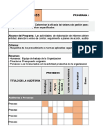 Programa de Auditoria Interna