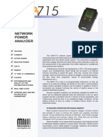 Network Power Analyzer: Standard Operation Program, Energy